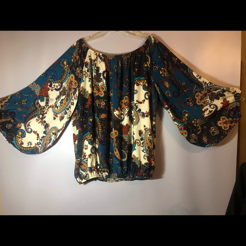 Fancy plus size blouse